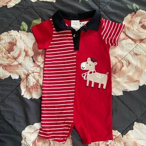 Striped Deer Baby One-Piece,